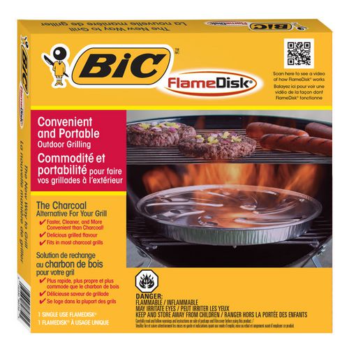 Big Flame Disk for Convenient and Portable Outdoor Grilling