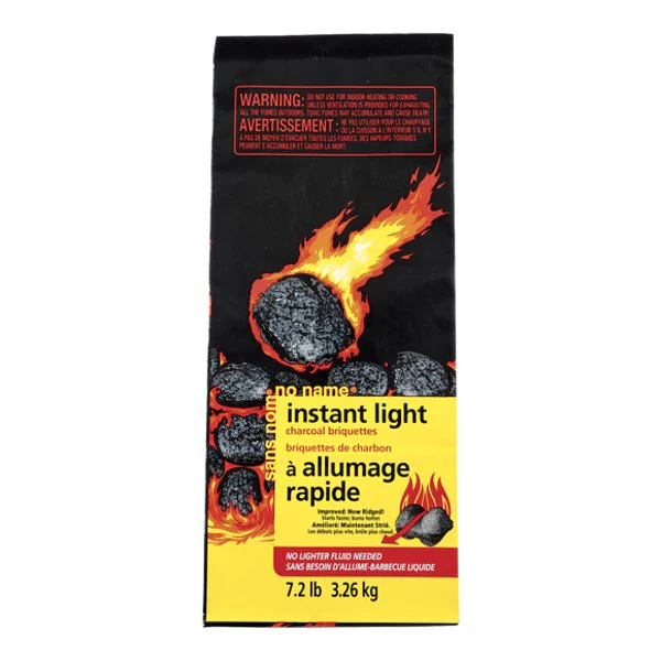 No Name Instant Light Charcoal Briquettes Davy Lake Campground & Resort