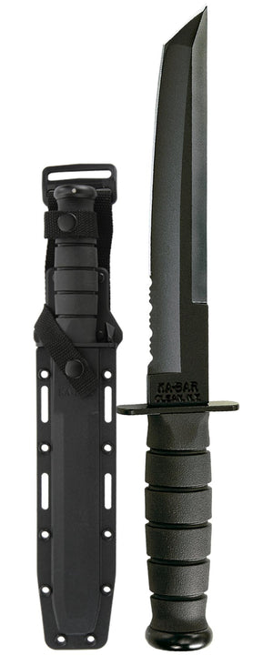 KA-BAR Tanto Half-Serrated Knife