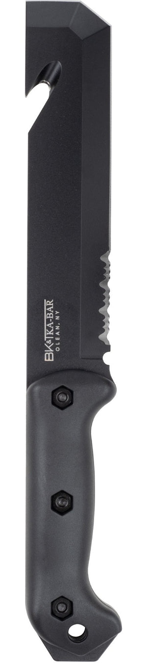 Ka-Bar Becker TacTool Fixed Blade Knife, 1095 Cro-Van, Hard Sheath