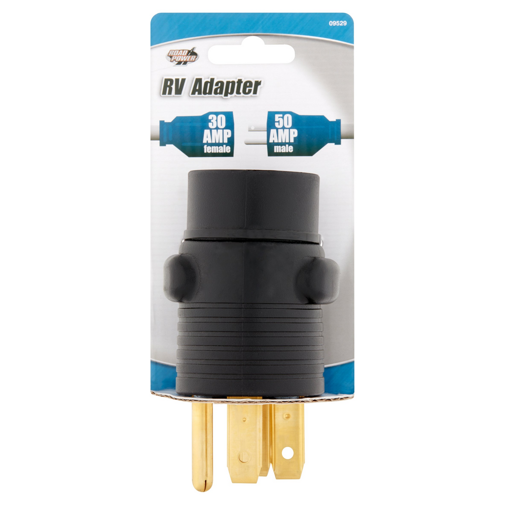 Road Power 30A Female to 50A Male RV Power Adapter