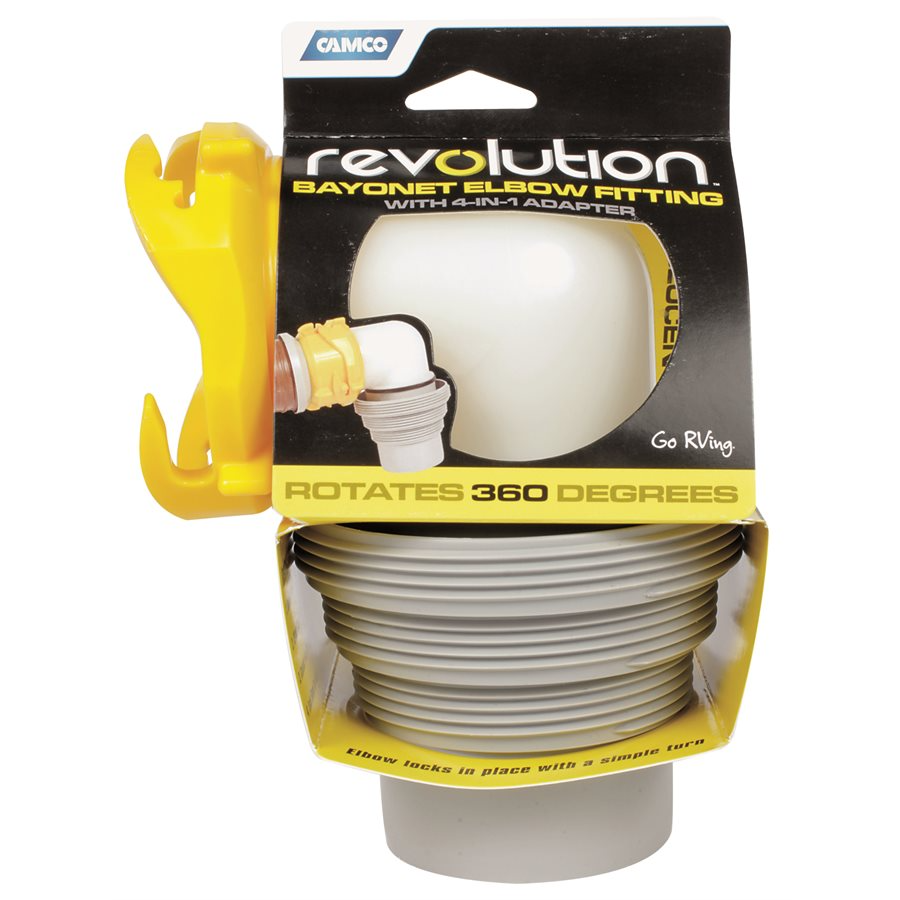 CAMCO Revolution Elbow w / 4-in-1Adapter