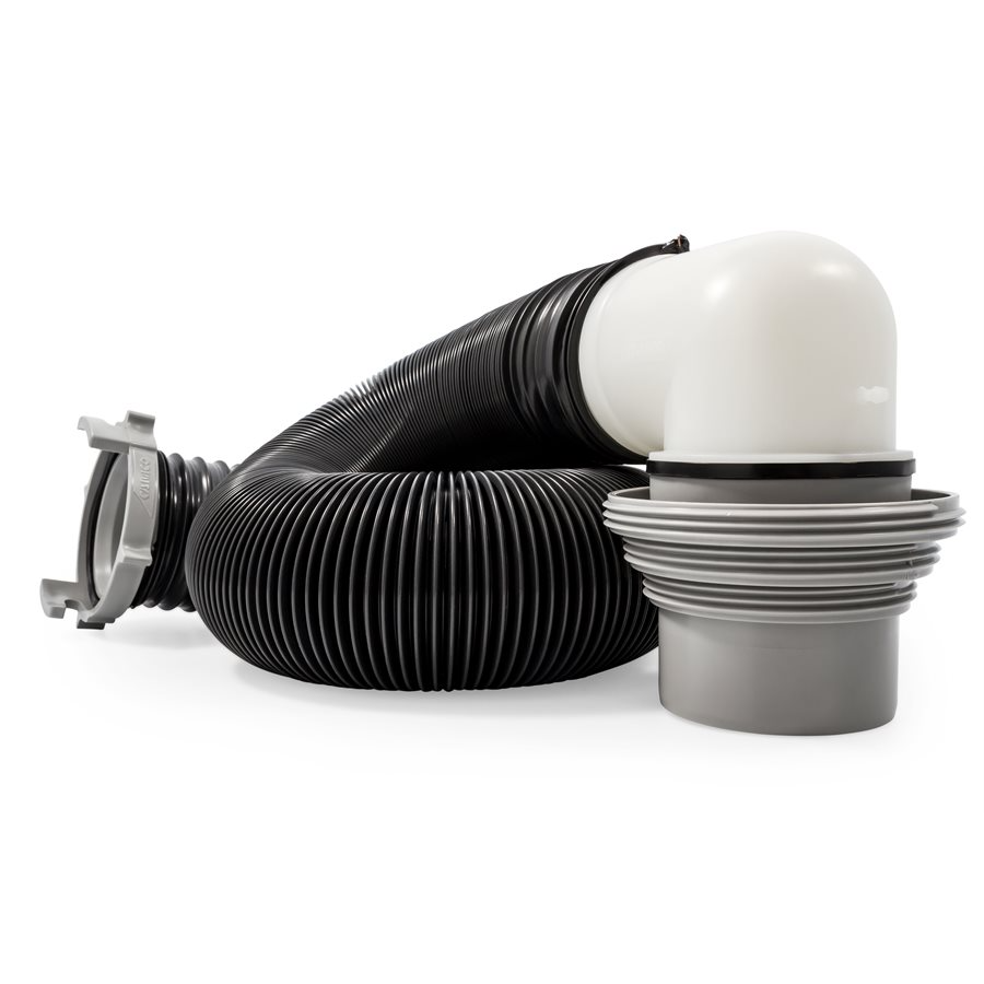 Camco New and Improved Design Sewer Hose Kit with Fittings