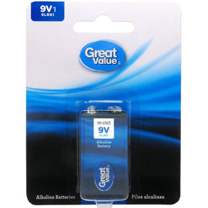 9V Battery Alkaline - Great Value