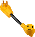 50 Amp to 30 Amp RV Adapter, Heavy Duty, Durable and Safer Plug with an Easier Grip and LED Indicator Light