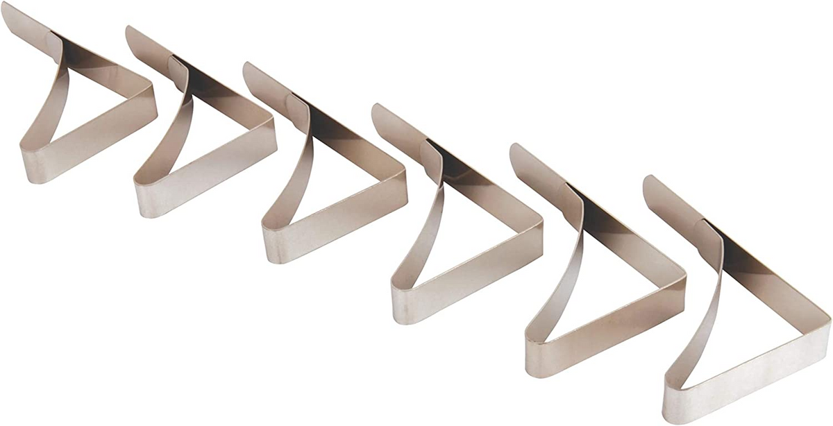 Good Sam Steel Tablecloth Clamps - 6 Pack