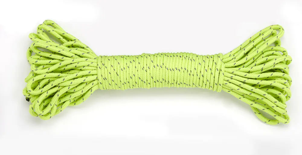 Outbound Reflective High-Visibility Utility Paracord Rope w/ Winder For Camping & Outdoors, 15m