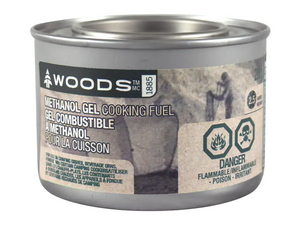 Woods 2.5 Hour Methanol Gel Cooking Fuel - 2 pack, 200g