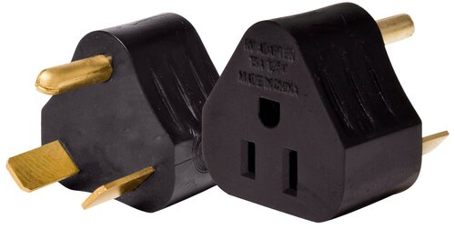 30 AMP Male to 15 AMP Female RV Power Adapter